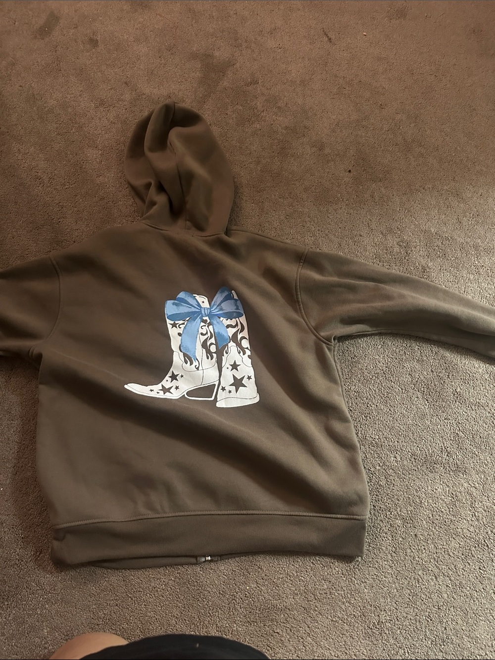 Justify Brown Fleece Pullover Hoodie